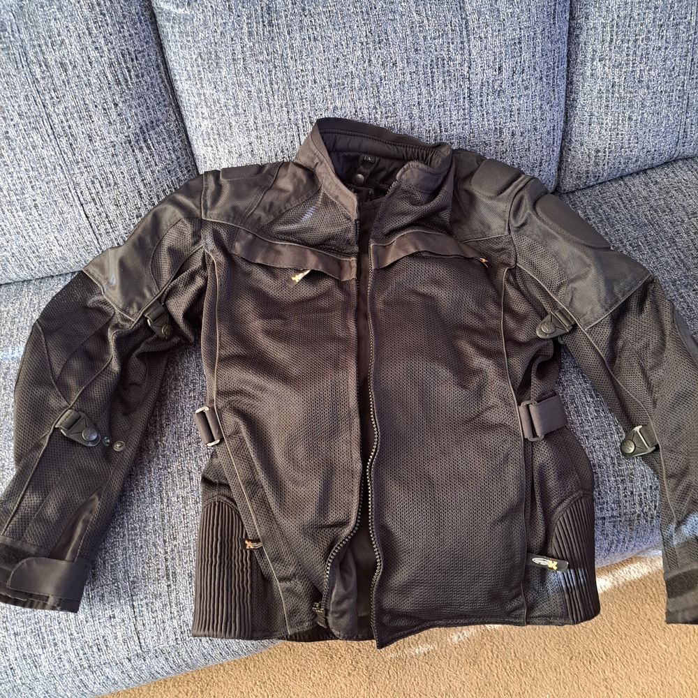 Men's Black Motorcycle Jacket